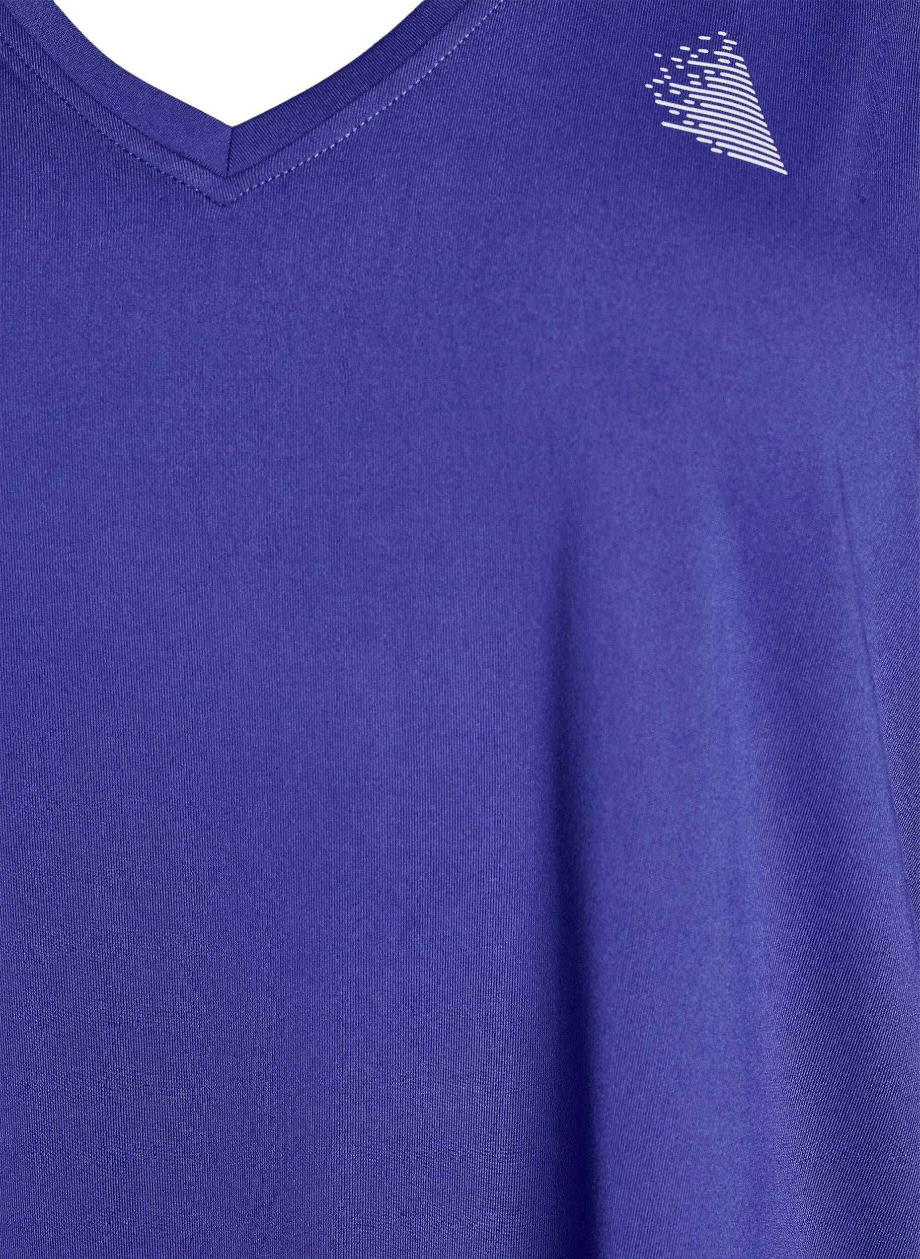 Zizzifashion Sports top with V-neck, Purple, Packshot image number 2