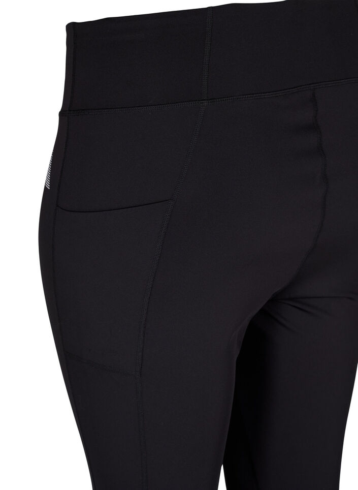 CORE, POCKET TIGHTS - Workout Leggings with side pocket, Black, Packshot image number 3