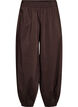 Balloon trousers with pockets and an elasticated waistband, Brown, Packshot image number 0