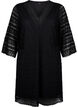 Lace dress with 3/4 sleeves, Black, Packshot image number 0