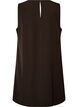 Sleeveless pinstripe A-line dress, Brown, Packshot image number 1