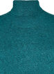 Knitted turtleneck blouse, Atlantic Deep Mel., Packshot image number 2