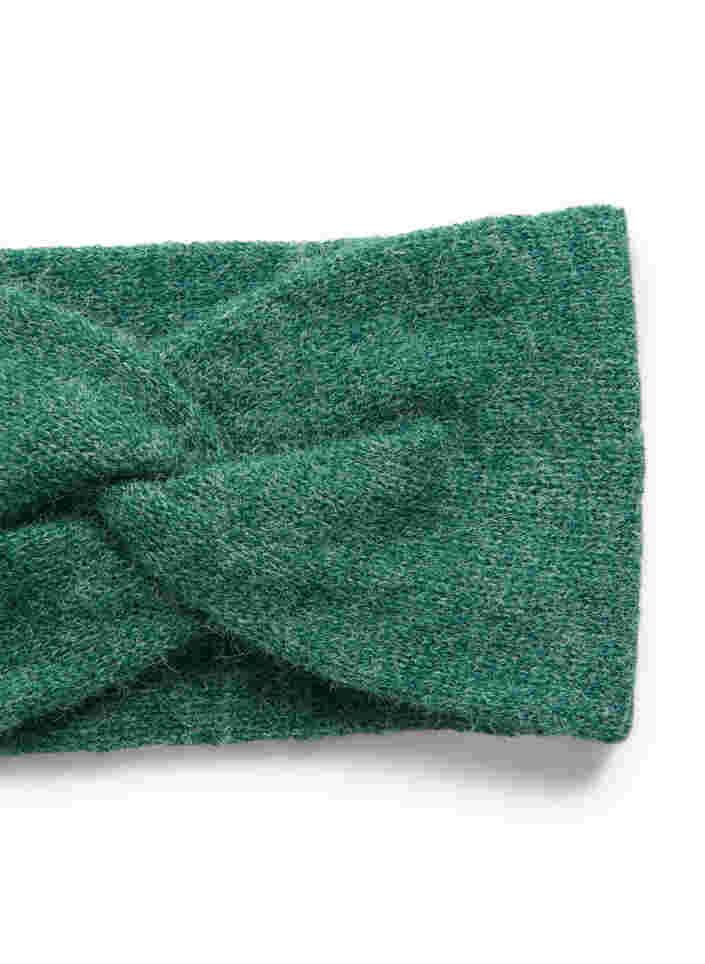 Knitted headband, Evergreen Melange, Packshot image number 2