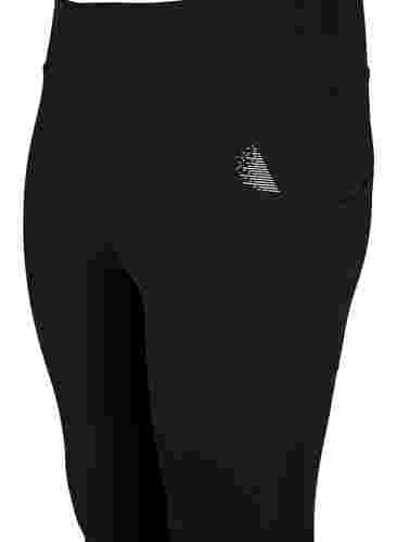 CORE, POCKET TIGHTS - Workout Leggings with side pocket, Black, Packshot image number 2