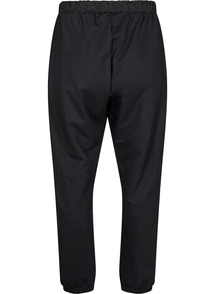 Sweatpants with pockets, Black, Packshot image number 1