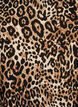 Viscose dress with cutline, Brown, Packshot image number 2