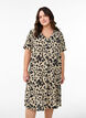 Viscose A-line dress, Beige, Model image number 0