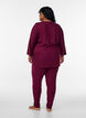 Lounge trousers with pockets, Dark Bordeaux, Model image number 1