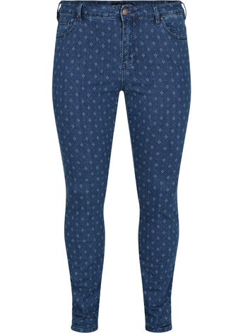 Super slim Amy jeans with print details