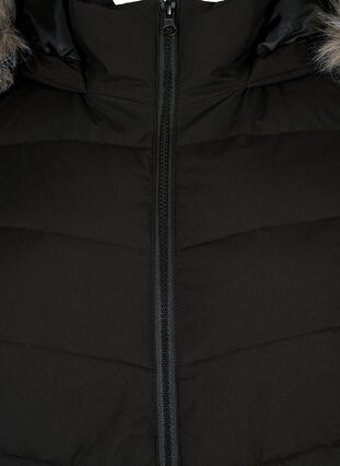 Short puffer jacket with hood, Black, Packshot image number 2