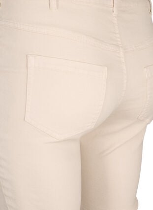 Slim fit Emily jeans with regular waist, Oatmeal, Packshot image number 3