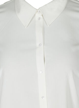 Classic viscose shirt with smock, Snow White, Packshot image number 2