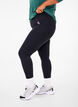 7/8 length training tights, Black, Model image number 0