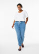 Denim joggers with pockets, Light Blue, Model image number 0