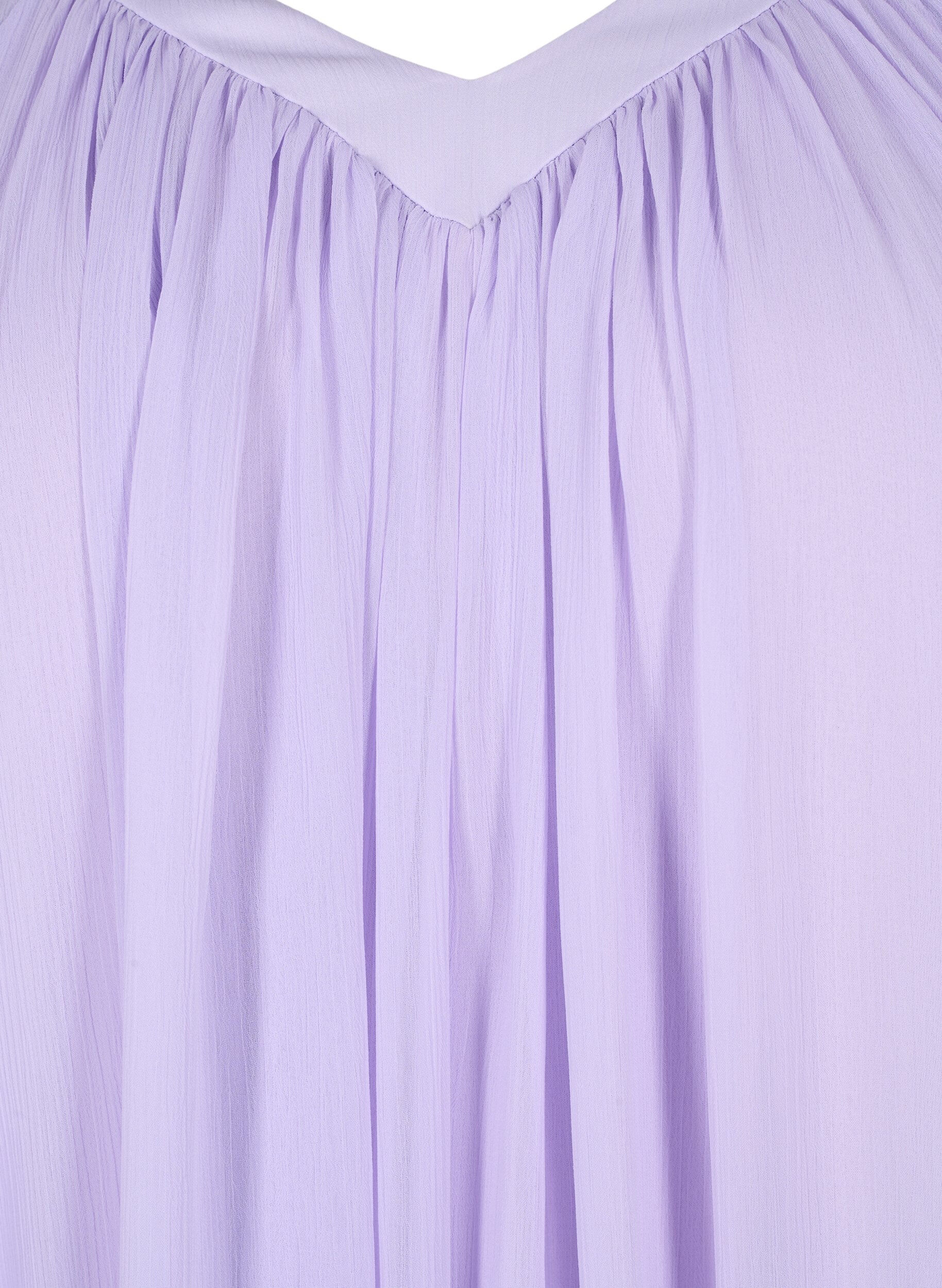 Zizzifashion Loose dress with short sleeves, Purple Heather, Packshot image number 2