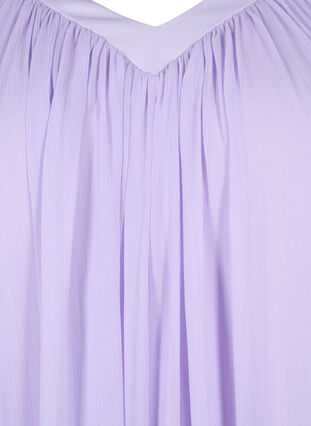 Loose dress with short sleeves, Purple Heather, Packshot image number 2
