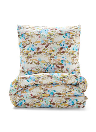 Patterned cotton bedding set, Multi color AOP, Packshot image number 0