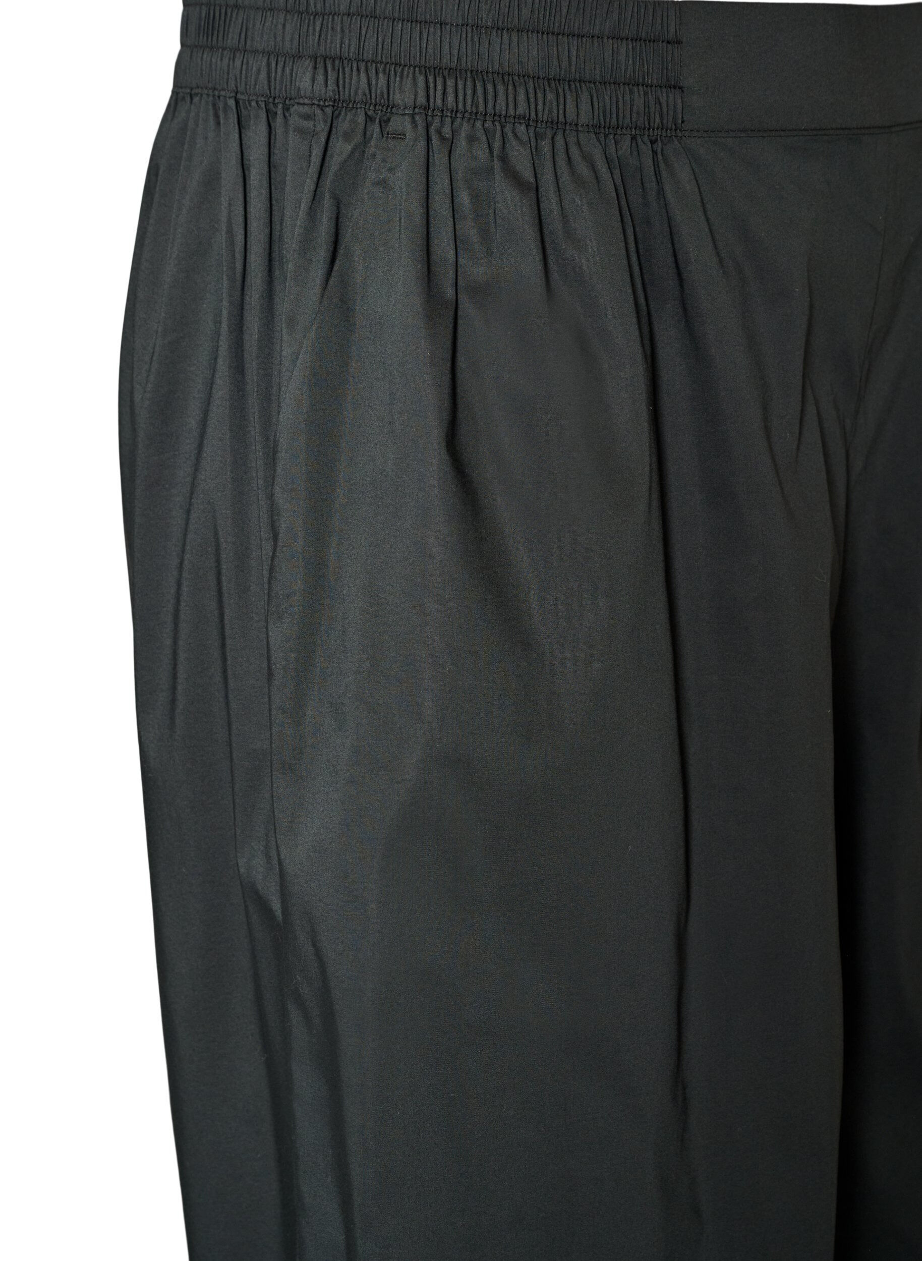 ZizzifashionCulottes with an elasticated waist and wide legs, Black, Packshot image number 2