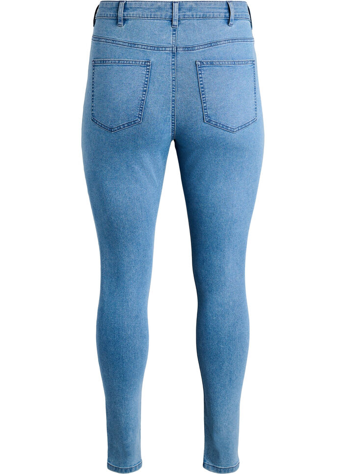 Amy high-waisted super slim fit jeans, Blue, Packshot image number 1