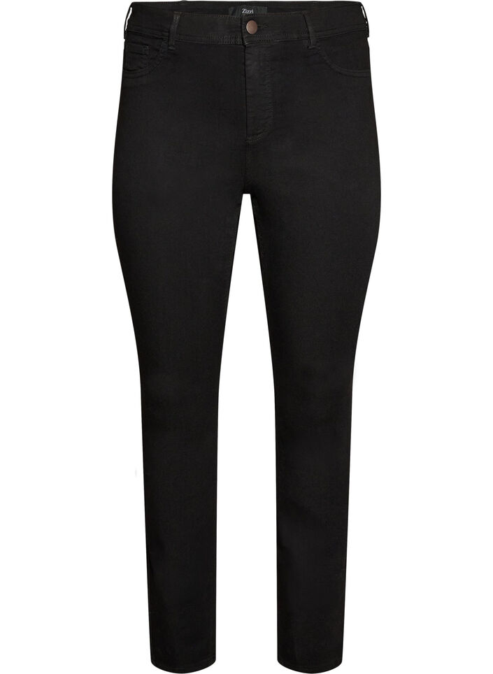 Amy super slim fit jeans with a high waist, Black, Packshot image number 0