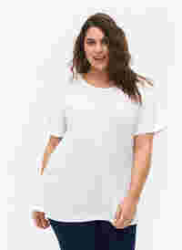 FLASH - 2-pack round neck t-shirts, White/Black, Model
