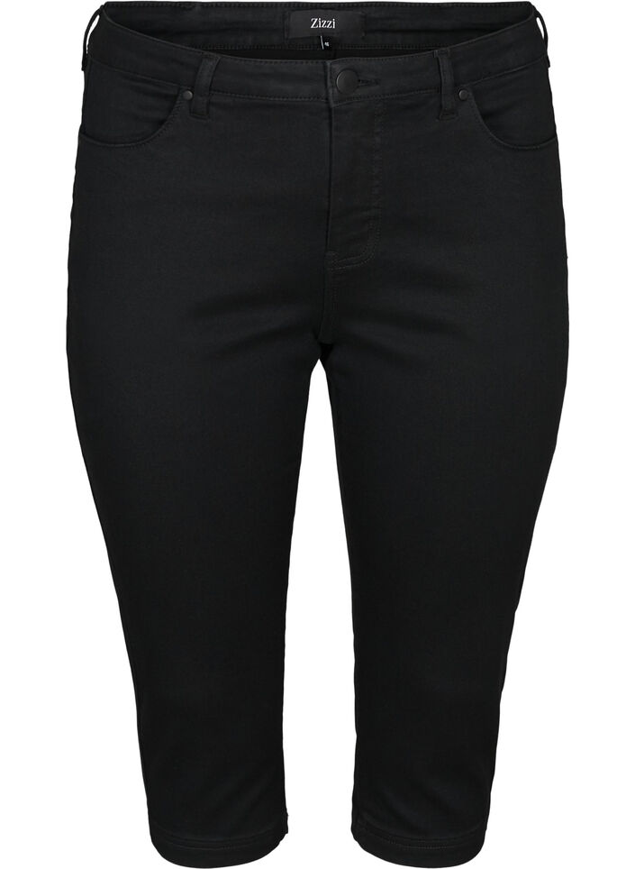 Slim fit Emily capri jeans, Black, Packshot image number 0