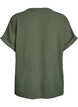 Loose blouse with short sleeves, Green, Packshot image number 1
