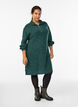 FLASH - Short knit dress with high neck, Green, Model image number 1