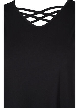 Sleeveless nightgown, Black, Packshot image number 2