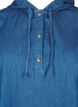 Denim blouse with hood, Medium Blue Denim, Packshot image number 2