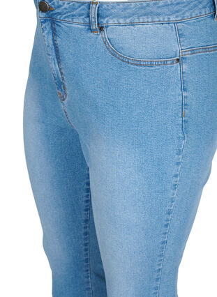 High-waisted Amy jeans with slits, Light blue, Packshot image number 2