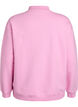 Sweatshirt with high neck and long sleeves, Pink, Packshot image number 3