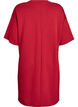 T-shirt dress in jersey with side slits, Red, Packshot image number 1