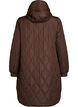 Mid-length quilted jacket with a hood, 1682, Packshot image number 1