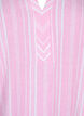 Striped blouse in linen-viscose blend, Pink, Packshot image number 2