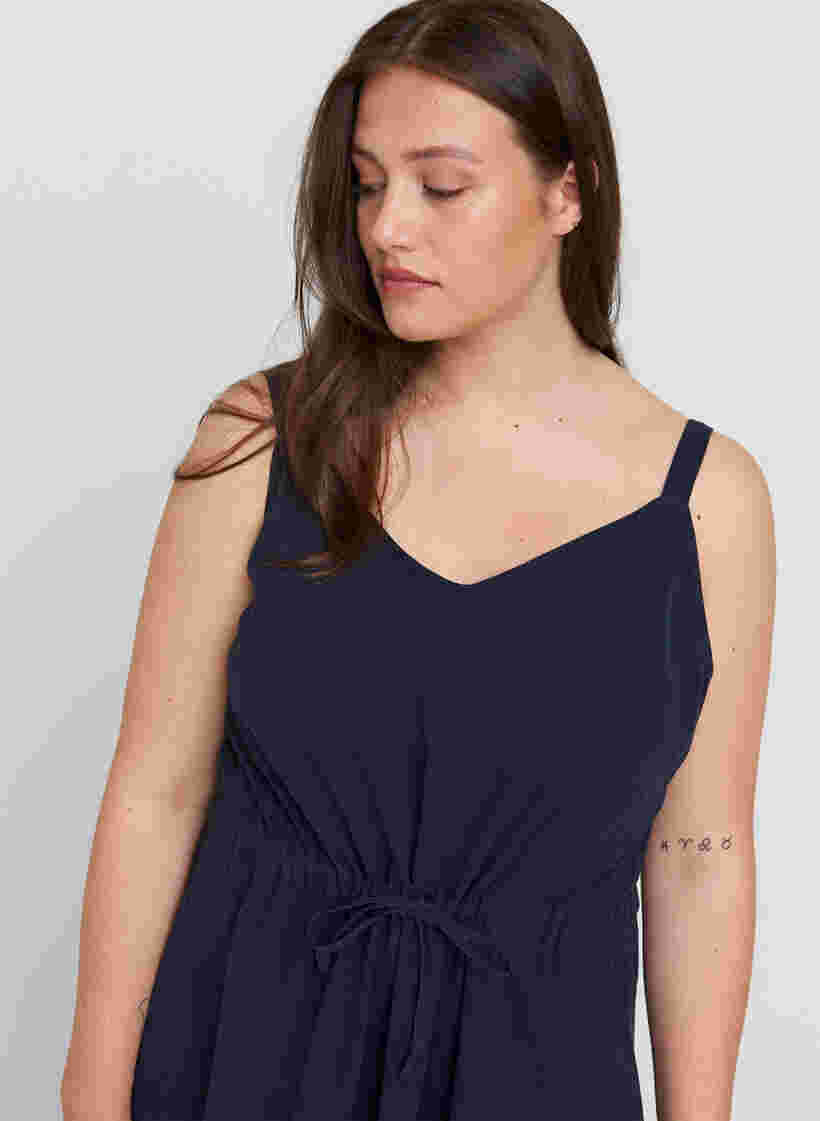 Maxi dress with smock, Night Sky, Model image number 2