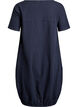 Short-sleeved cotton dress, Blue, Packshot image number 1