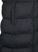 Long vest with pockets and two-way zipper, Black, Packshot image number 3