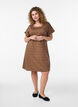 2-pack T-shirt dress with short sleeves, Brown, Model image number 1