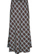 Checked A-line maxi skirt, Light Blue, Packshot image number 0