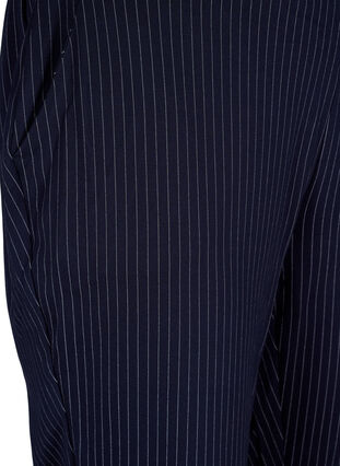 Pinstripe trousers with straight legs, Navy Stripe, Packshot image number 2