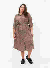 FLASH - Shirt dress with floral print, Multi Ditsy, Model