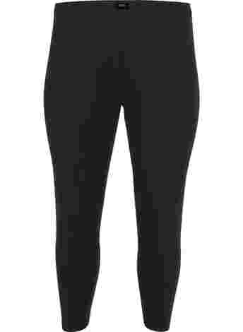 Basic 3/4-length viscose leggings