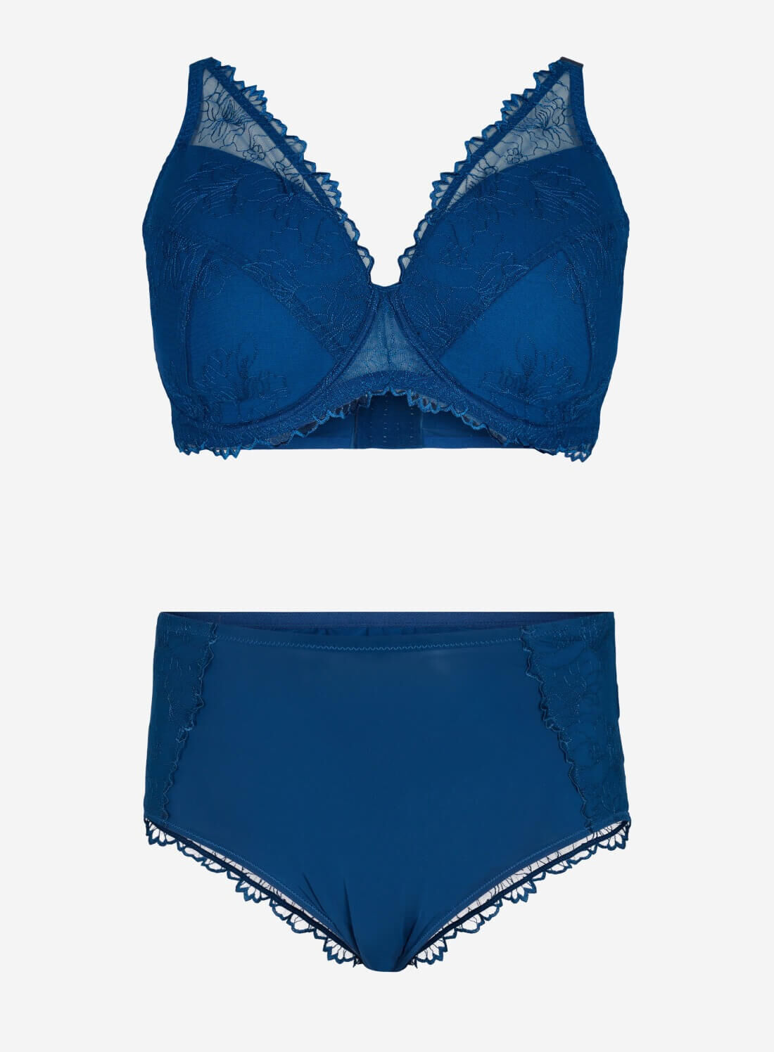 Zizzifashion Blue underwear set, , Model