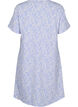 FLASH - Short-sleeved dress with a V-neck, Blue, Packshot image number 1