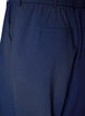 Tailored trousers with a high waist and straight fit, Blue, Packshot image number 3