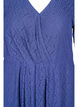 V-neck lace dress with 3/4 sleeves, Blue, Packshot image number 2