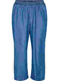 Loose denim trousers in lyocell (TENCEL™)