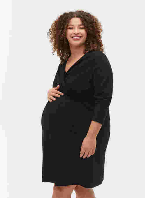 Maternity dress in cotton