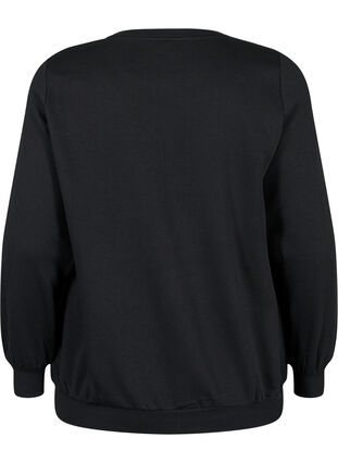Christmas sweatshirt, Black LOADING, Packshot image number 1